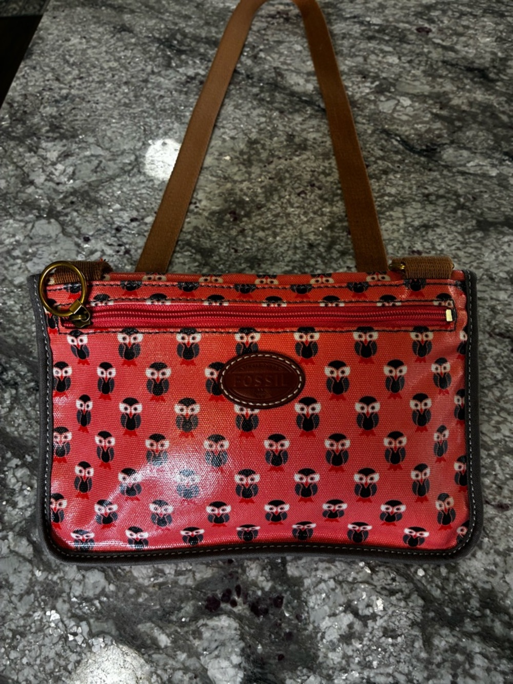 Fossil Owl Print Crossbody - Picture 15 of 15